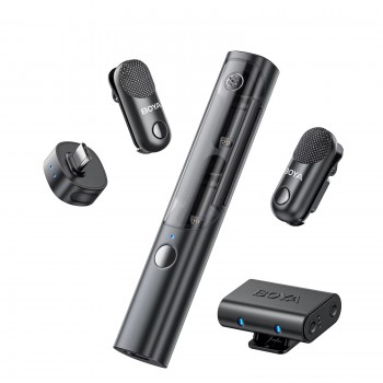 Микрофон 4в1 петличный накамерный настольный ручной Type-C Boya Magic 03