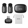 Микрофон мини беспроводной Type-C iPhone Android двойной Boya Mini 2-02