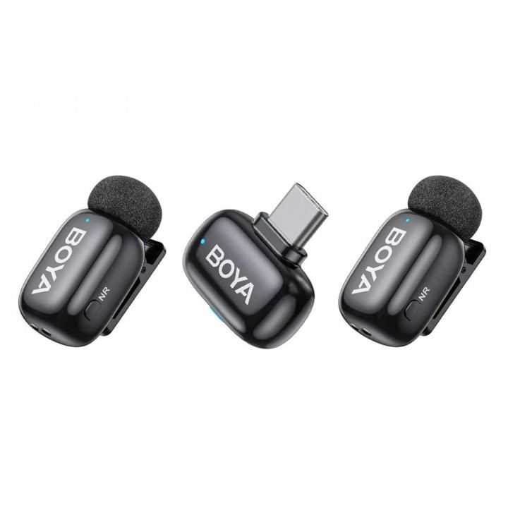 Микрофон беспроводной для смартфонов Type-C ИИ-шумоподавление Boya Mini 2-04
