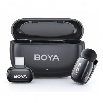 Мікрофон бездротовий для смартфонів Type-C один передавач з кейсом Boya Mini 2-05