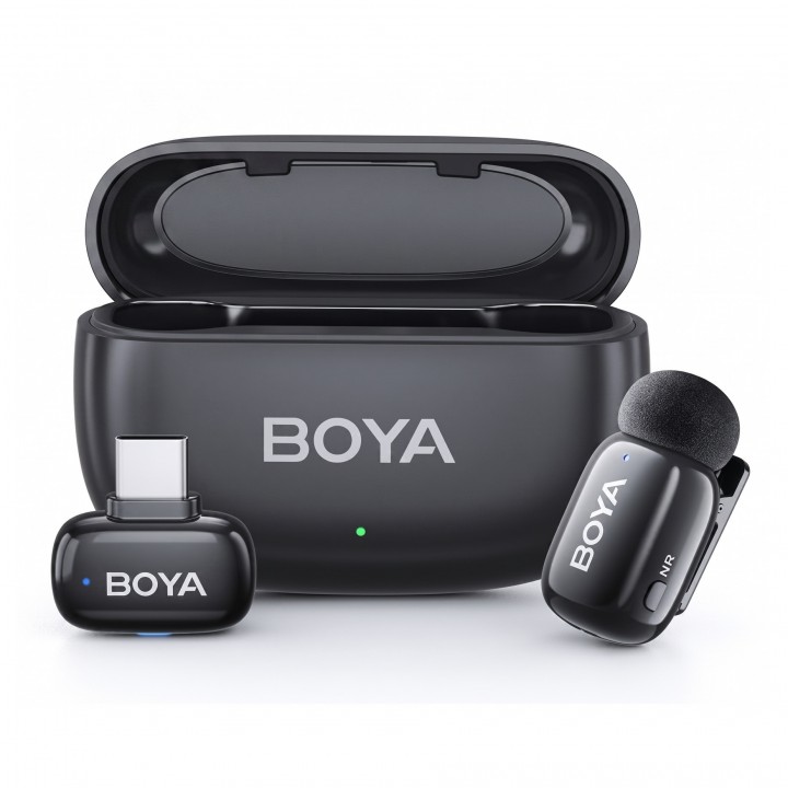 Мікрофон бездротовий для смартфонів Type-C один передавач з кейсом Boya Mini 2-05