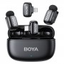 Беспроводной микрофон Boya Mini 2-01 для iPhone и Android (2 TX + 2 RX)