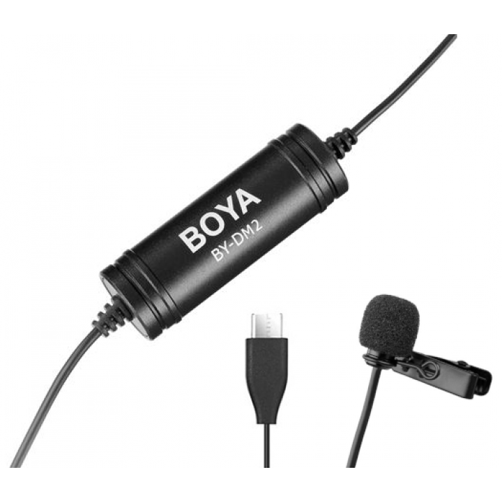Петличний мікрофон Boya BY-DM2 для для Android пристроїв