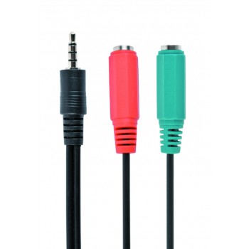 Перехідник 3.5мм 4-pin мікрофон + навушники Cablexpert CCA-417