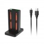 Зарядка для четырех джойконов Switch 2 подставка док-станция Dobe TNS-3192B