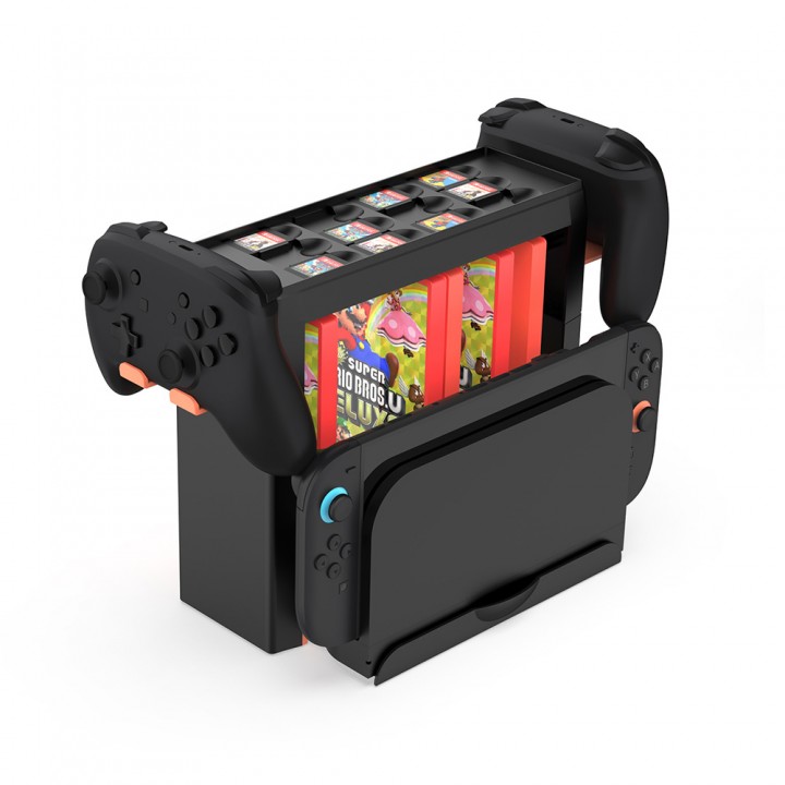 Подставка Switch 2/Switch/OLED для консоли геймпада картриджей Dobe TNS-19051B