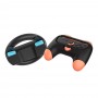 Держатель для джойконов Switch 2 руль+геймпад 4в1 Dobe TNS-5110