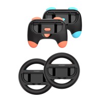 Держатель для джойконов Switch 2 руль+геймпад 4в1 Dobe TNS-5110