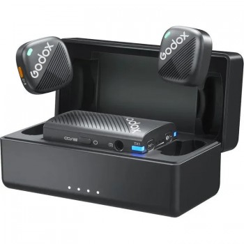 Микрофон беспроводной для камеры Godox Cube-C Kit2