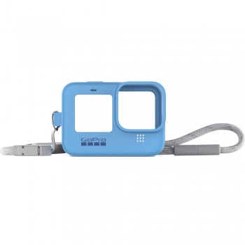 Чехол силиконовый голубой GoPro Hero10 / 9 Black ADSST-003