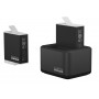 Зарядний пристрій та два акумулятори Enduro GoPro 12 / 11 / 10 / 9 Black ADDBD-211-EU