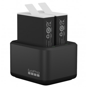 Зарядное устройство и два аккумулятора Enduro GoPro 12 / 11 / 10 / 9 Black ADDBD-211-EU