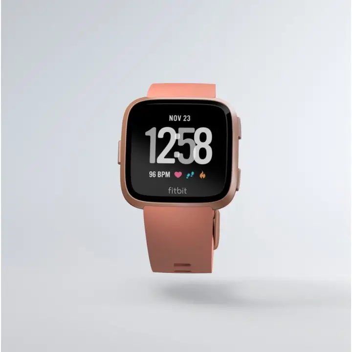 Smartwatch fitbit versa peach rose gold deals