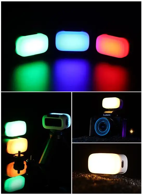 фото мини RGB LED лампы для телефона камеры Ulanzi VL15