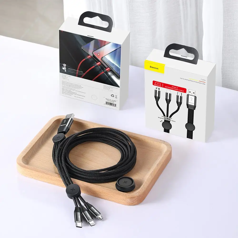 комплектация кабеля USB 3 в 1