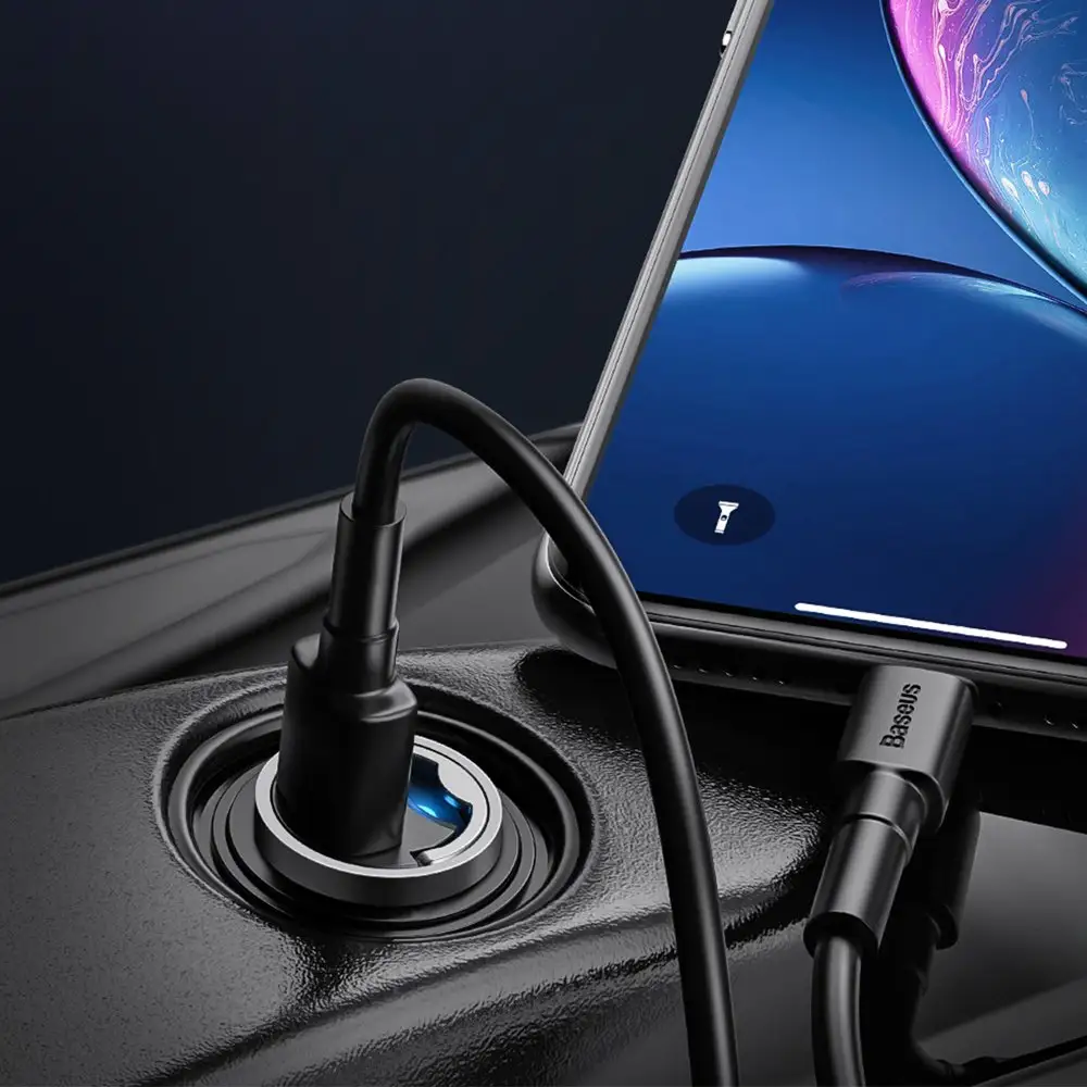 фото зарядки для Apple в автомобиль Baseus TZVCHX-0G