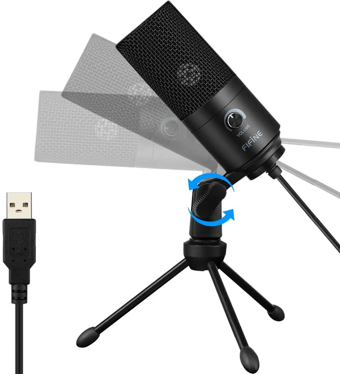фото мини штатива на стол для микрофона Fifine K669B