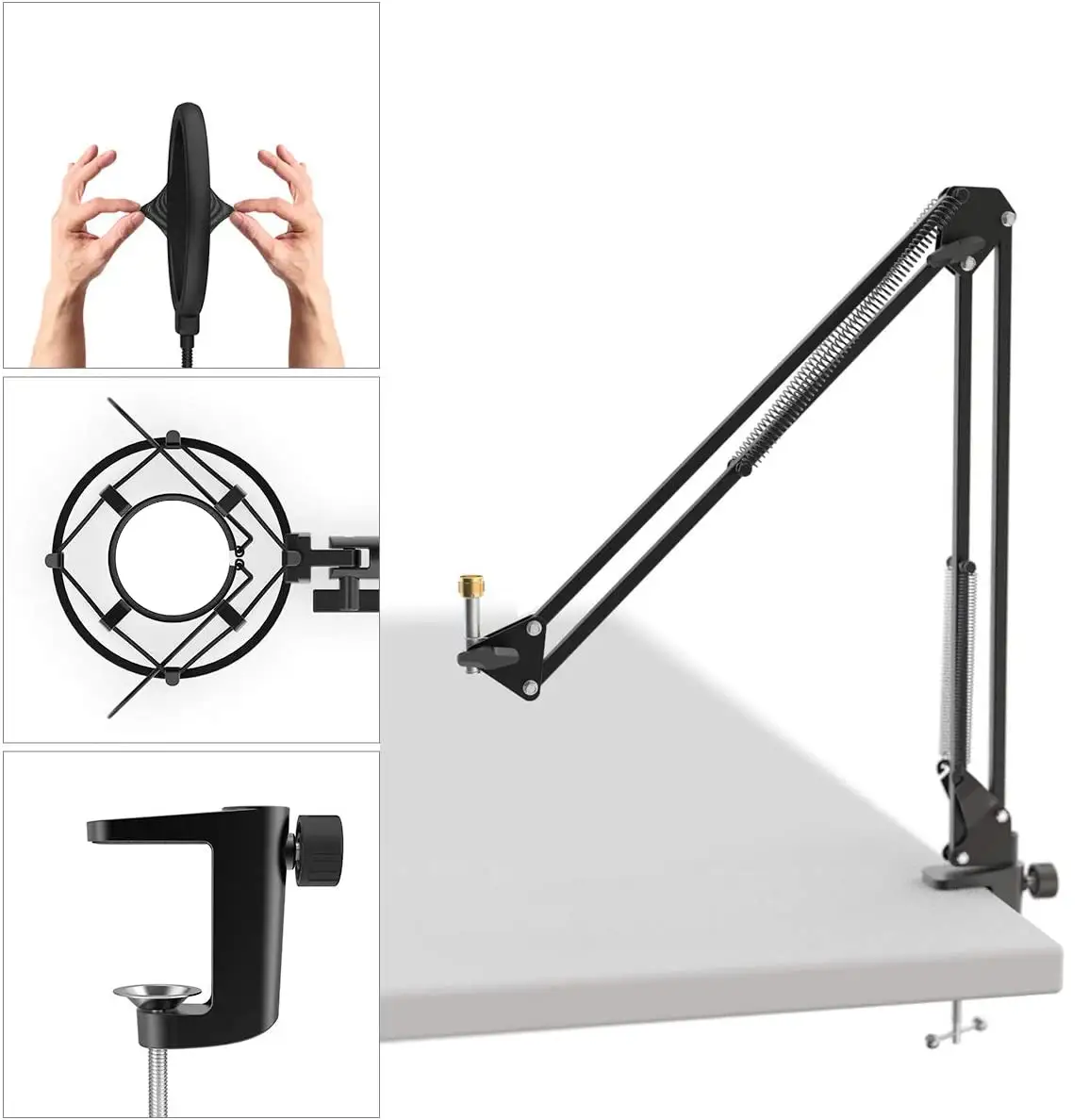 держатель, поп-фільтр Fifine K780A зображення держателя мікрофона Fifine K780A