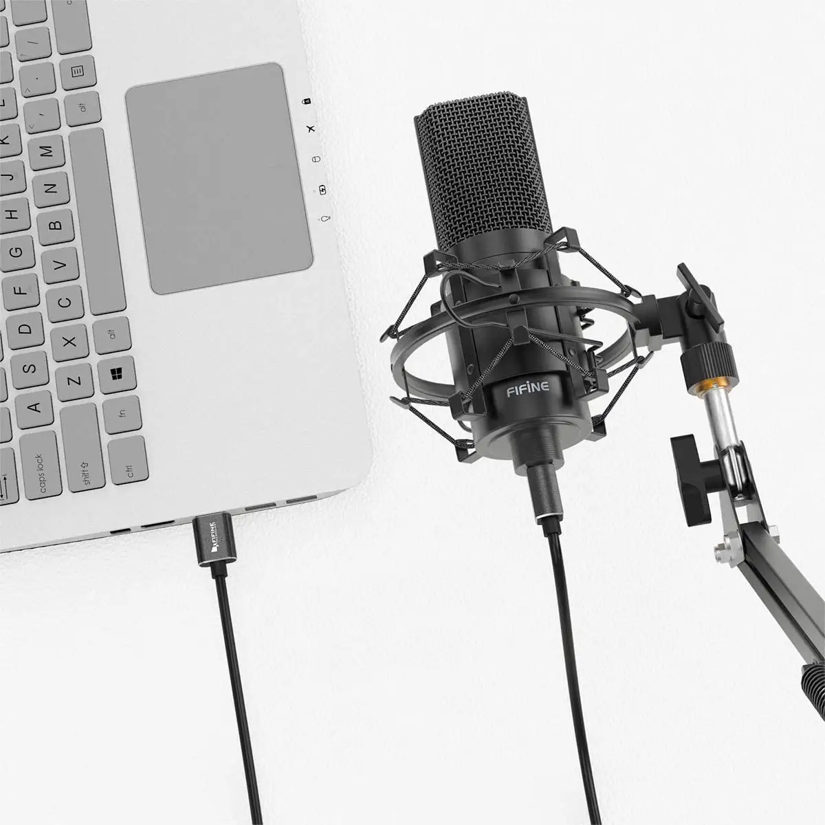 Plug and Play подключение фото подключения микрофона Fifine K780A