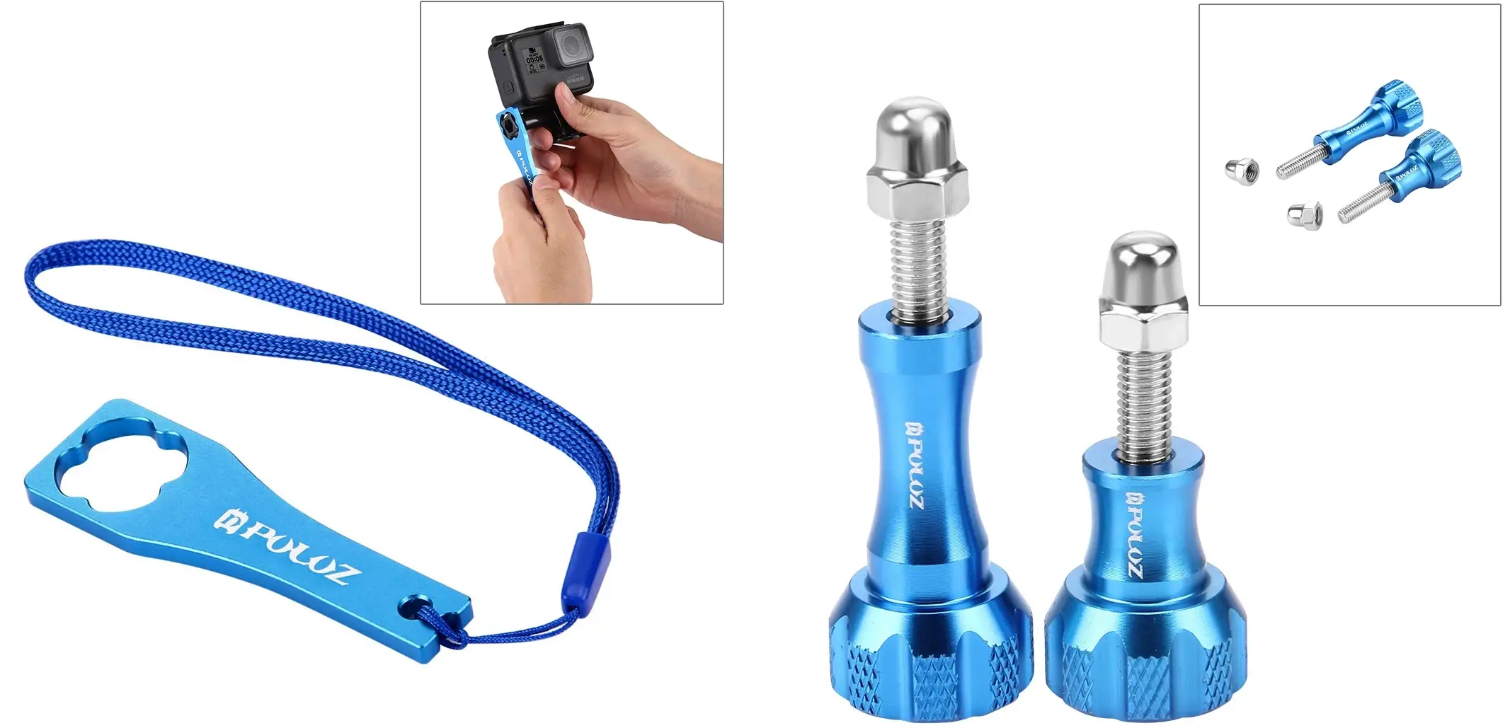 болт с ключом для экшн-камеры Puluz PKT15 фото болта с ключом для экшн-камеры Puluz PKT15