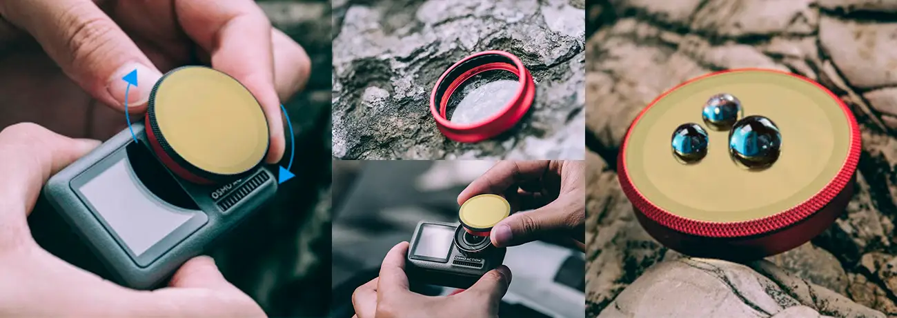 фото PGYTECH поляризационного фильтра для OSMO Action