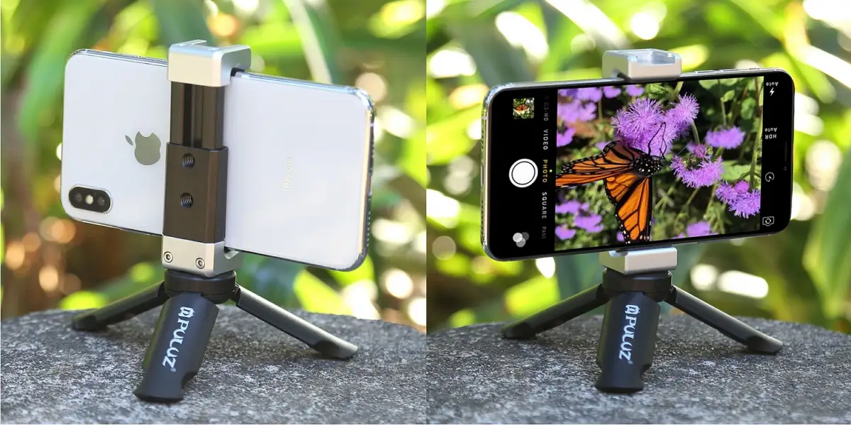 зображення алюмінієвого тримача для телефону Puluz PKT42