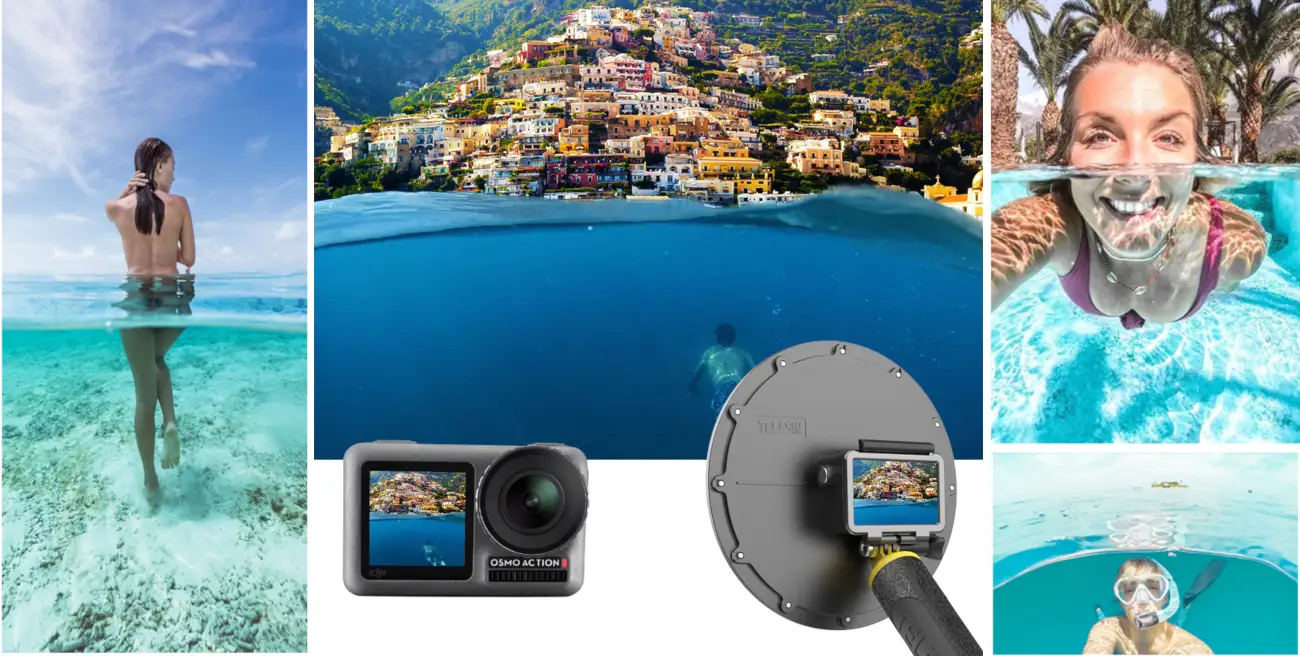 фото изображений снятых на Dome Port Telesin OS-DMP-001