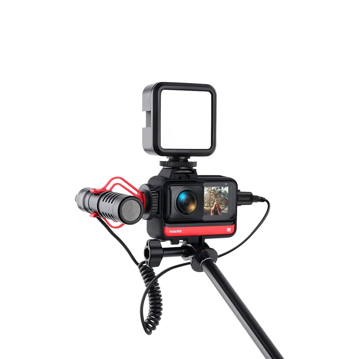 зображення рамки для Insta360 One R з кріпленням для мікрофона