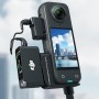 Крепление для DJI Mic 2 на Insta360 X4/X3/X2 невидимое Cynova C-X4-CS02