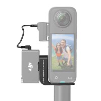 Крепление для DJI Mic 2 на Insta360 X4/X3/X2 невидимое Cynova C-X4-CS02