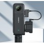 Крепление для DJI Mic Mini на Insta360 X4/X3/X2 невидимое Cynova C-X4-CS03