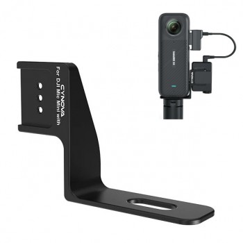 Крепление для DJI Mic Mini на Insta360 X4/X3/X2 невидимое Cynova C-X4-CS03
