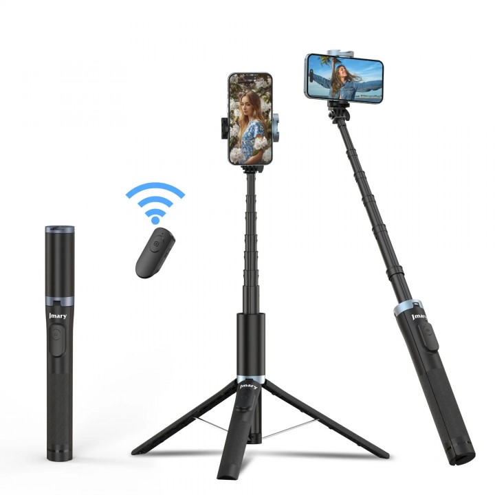 Штатив для телефона с пультом и ручкой  45-162см Jmary KT-259
