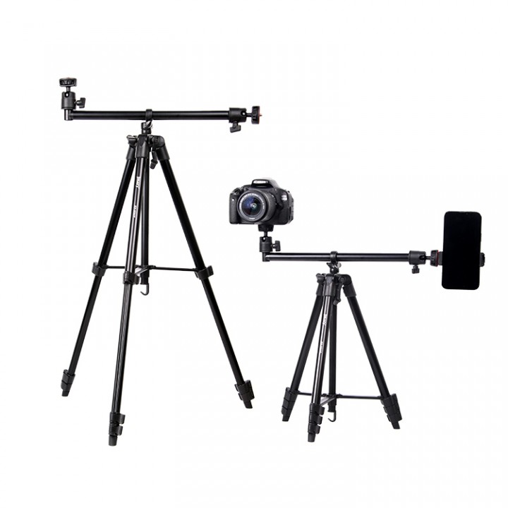 Штатив горизонтальний трипод для телефону та камери 40-134см Jmary KP-2207