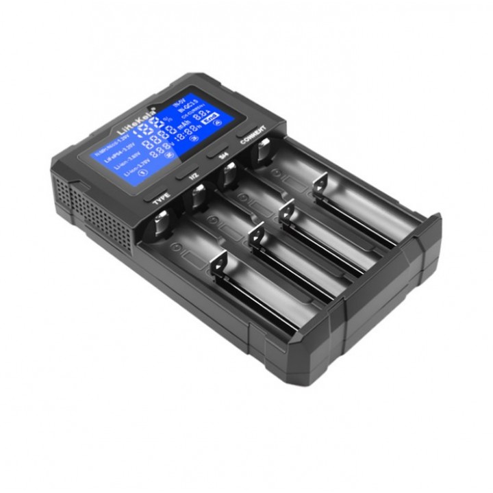 Зарядний пристрій для акумуляторів 18650 швидка зарядка QC3 LiitoKala Lii-KU4