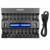 Зарядка на 20 акумуляторів AA AAA HR9V 1.2В/9В NiMH LiitoKala Lii-ND20