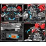 Конструктор двигун та коробка FE V8 750 деталей Mould King Mking Engine 10204