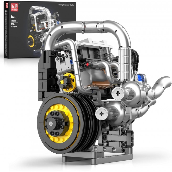 Конструктор двигатель Koenig Supercar 739 деталей Mould King Mking Engine 10215