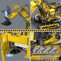 Конструктор кар'єрний екскаватор Liebherr R 9800 жовтий 4767 деталей Mould King 17070