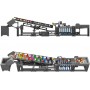 Конструктор лабиринт с шариками GBC Rainbow Stepper II 1281 деталей Mould King 26009
