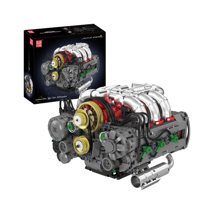 Конструктор двигун моторизований Flat-6 2375 деталей Mould King Mking Engine 10181