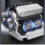Конструктор Mould King 10213 Двигун S55 Inline-6 (744 деталі)