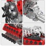 Конструктор Mould King 10210 Двигун V12 (1366 деталей)