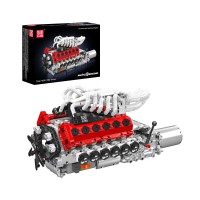 Конструктор Mould King 10210 Двигун V12 (1366 деталей)
