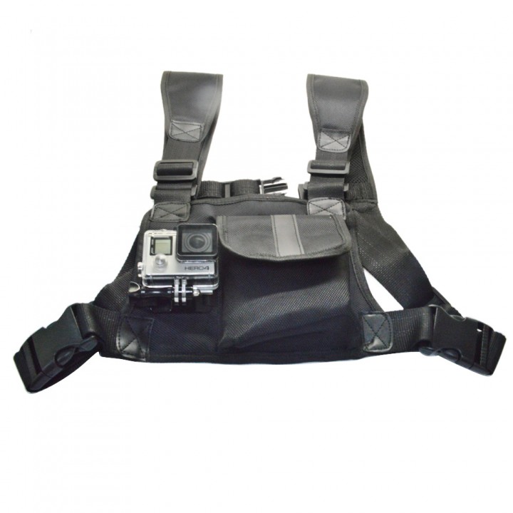Кріплення на груди з кишенею для GoPro SJCAM XIAOMI SONY