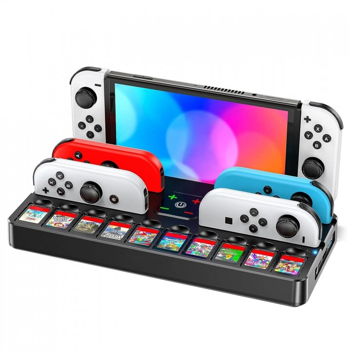 Подставка Nintendo Switch Stand / OLED HDMI зарядка для джойконов OIVO NG-SW804X