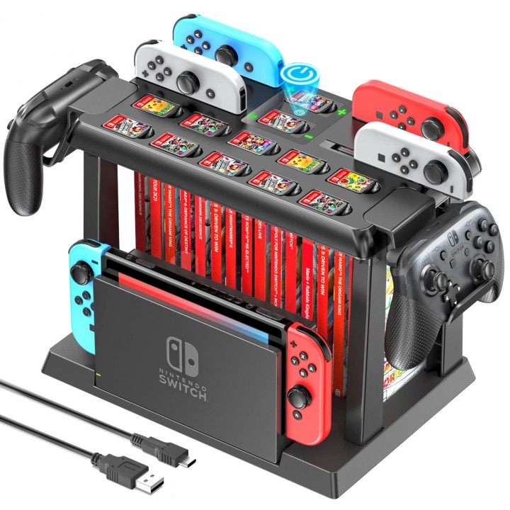 Підставка Nintendo Switch Stand / OLED зарядка для джойконів OIVO VG-K502