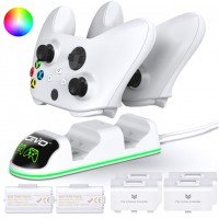Зарядка и два аккумулятора для геймпада Xbox 3360mWh OIVO IV-X131WX-RGB