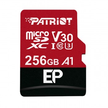 Картка пам'яті 256Gb U3 V30 A1 microSDXC Patriot EP PEF256GEP31MCX