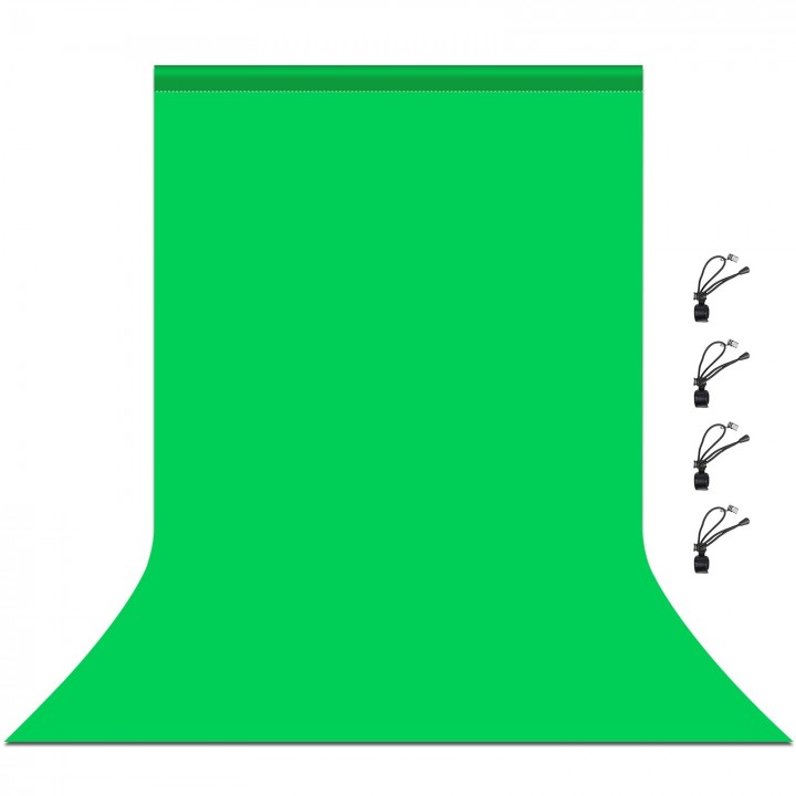 Фон хромакей зеленый 3x6м 120г/кв Puluz PU5206G